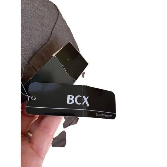 BCX Style Skirt Womens XL Stretchy Heather Brown Pull On Casual or Dress Up NWT - Picture 6 of 12